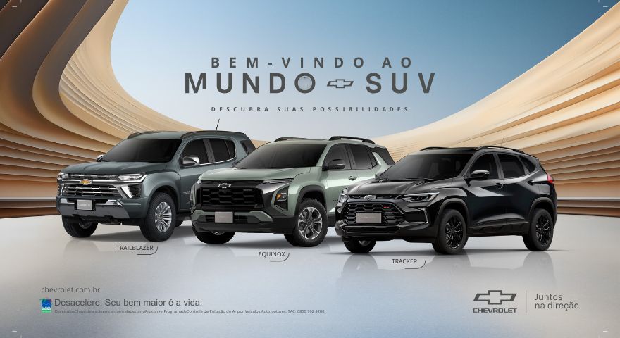Entenda qual SUV Chevrolet combina com seu estilo de vida